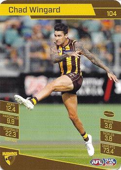 2022 AFL TeamCoach #104 Chad Wingard Front